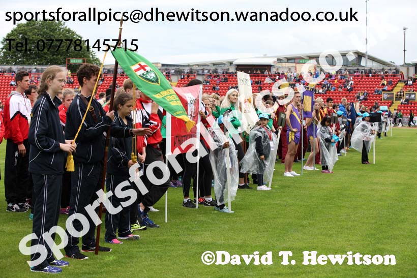 Parade, English Schools Track and Field. Photo: David T. Hewitson/Sports for All Pics